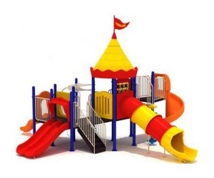 Детские игровые площадки-городки в виде сказочных замков